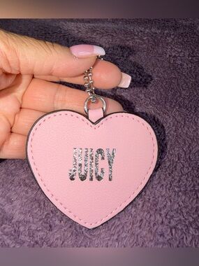 Juicy 🌸 Couture Pink Heart Keychain